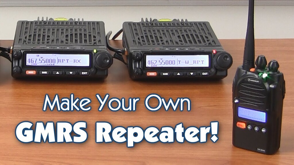 Video How to make a GMRS repeater with the Wouxun KG1000G FRS