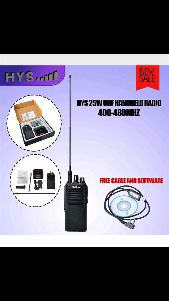 HYS 25 WATT HT does anyone have one? FRS / GMRS Radios Two Way
